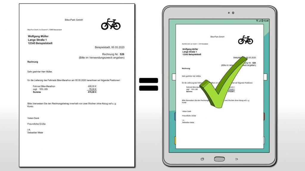 bks digitale rechnungen